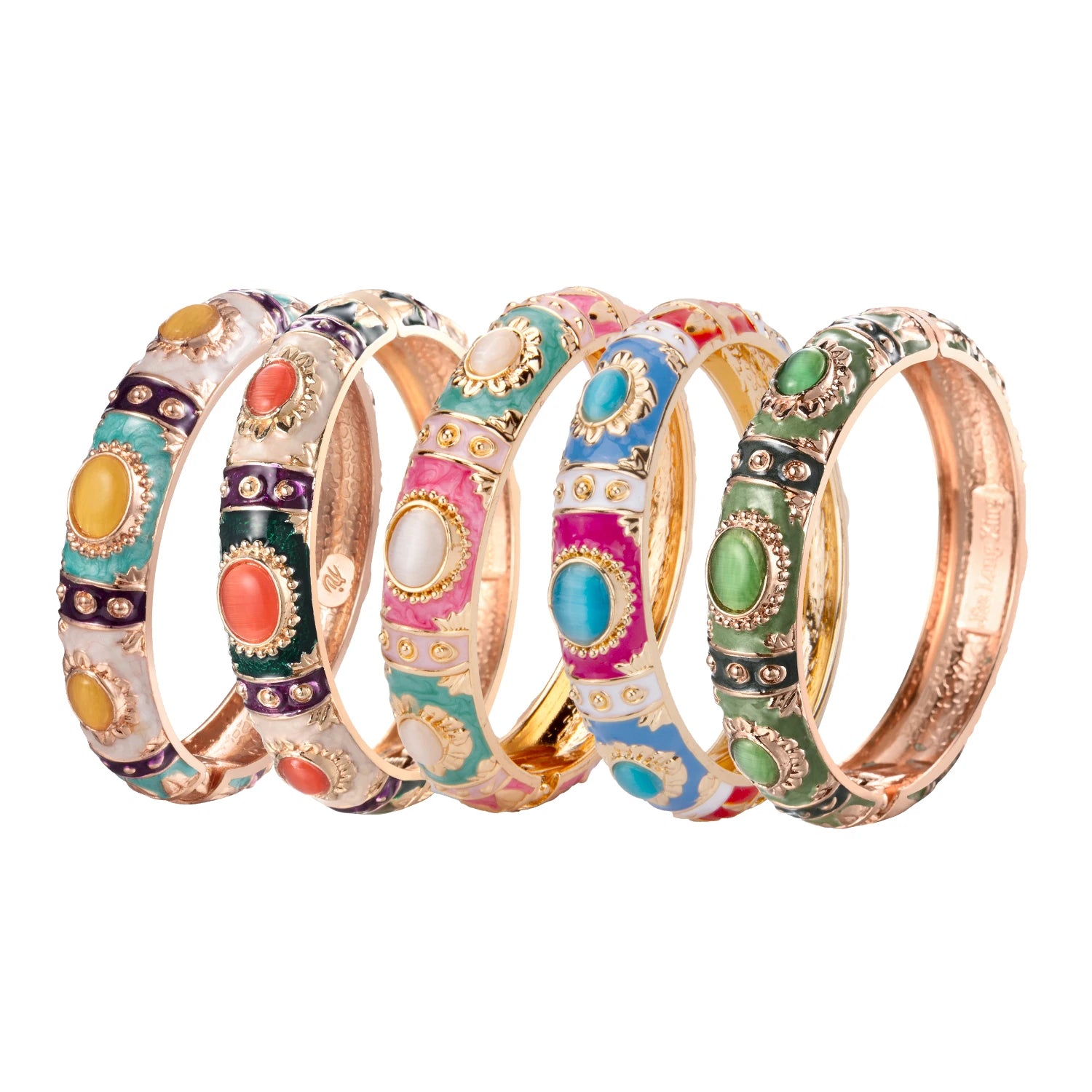 MIstgift Cloisonne Women Bracelet with Natural Crystals Gift