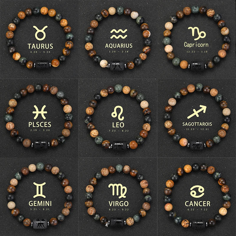 ミストギフト 12星座天然石ブレスレット