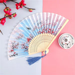 Mistgift Silk Bamboo Craft Fan Gift
