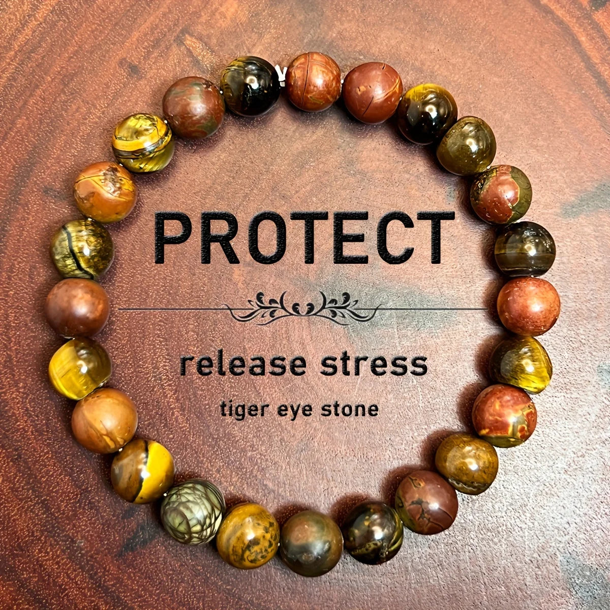 Mistgift Tiger Eye Stone Protection Bracelet