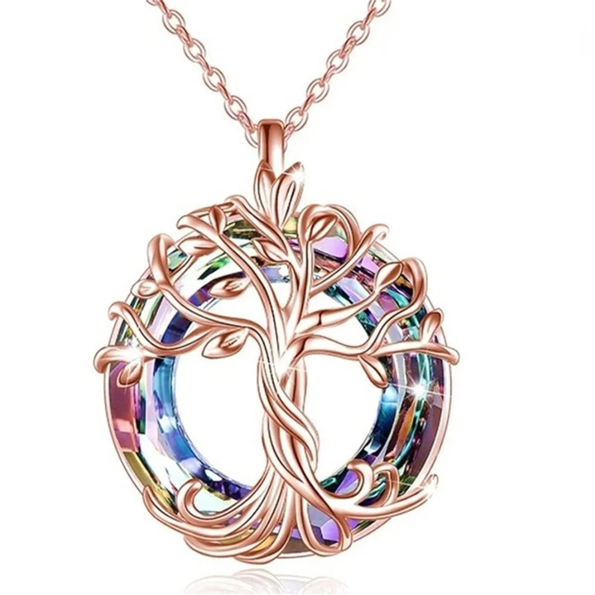 Mistgift Tree of Life with Circle Crystal