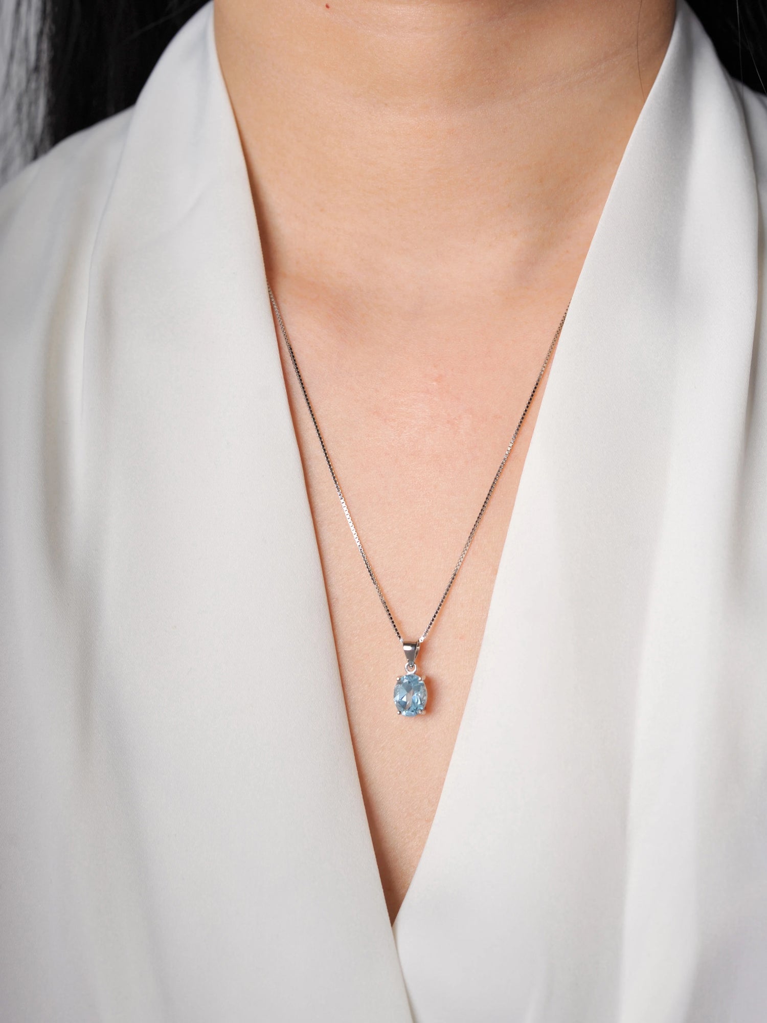 Mistgift Pendant Necklace Made of  Healing Crystals Including Citrine, Amethyst, Topaz and Garnet