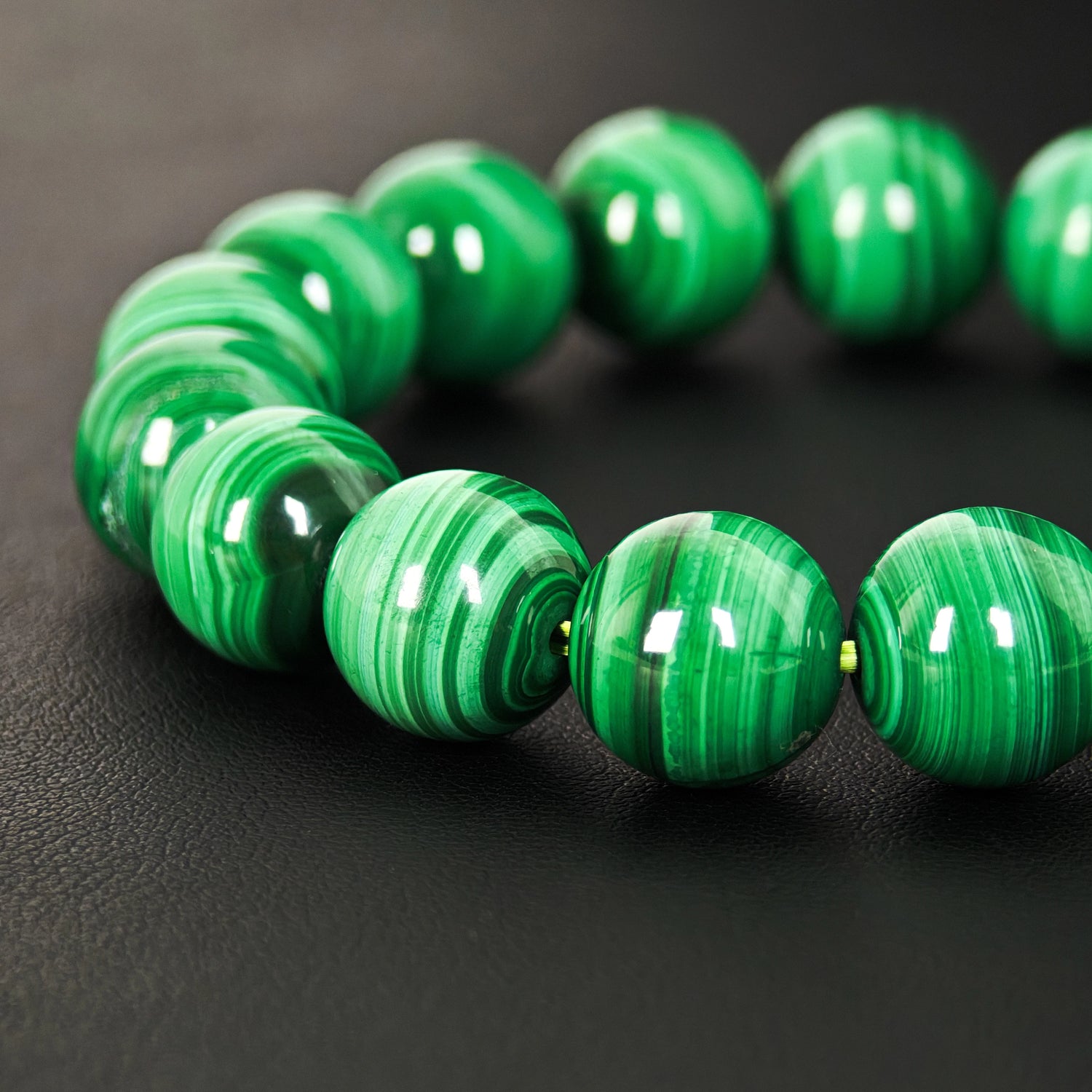 Mistgift Genuine Malachite Stress Relieving for New Beginnings Bracelet