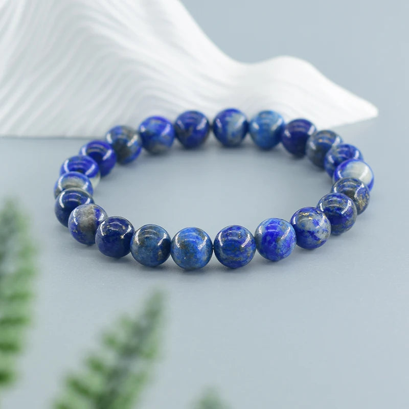 Mistgift Natural Lapis Lazuli Stone Beads Bracelet