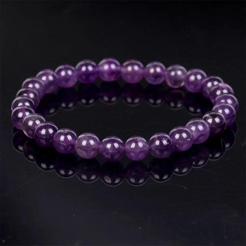Mistgift Natural Amethyst Inner Peace & Healing Beads Bracelet