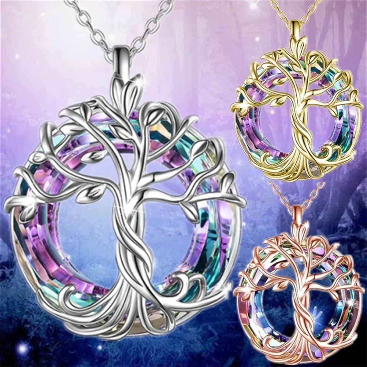 Mistgift Tree of Life with Circle Crystal