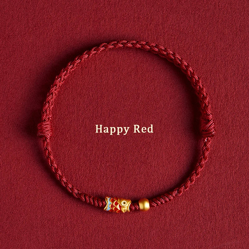 Mistgift Koi Fish Red String Lucky Bracelet Gift