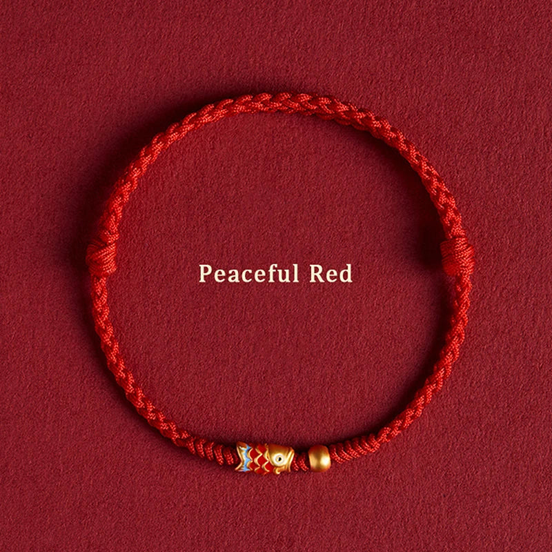 Mistgift Koi Fish Red String Lucky Bracelet Gift